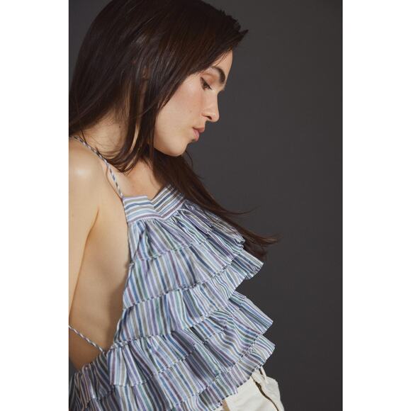 NWT Magali Pascal Layered Ruffle Tank Top - Large - Picture 3 of 7